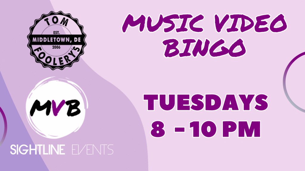 Tuesday Music Video Bingo Tom Foolery's @ Tom Foolery's | Middletown | Delaware | United States