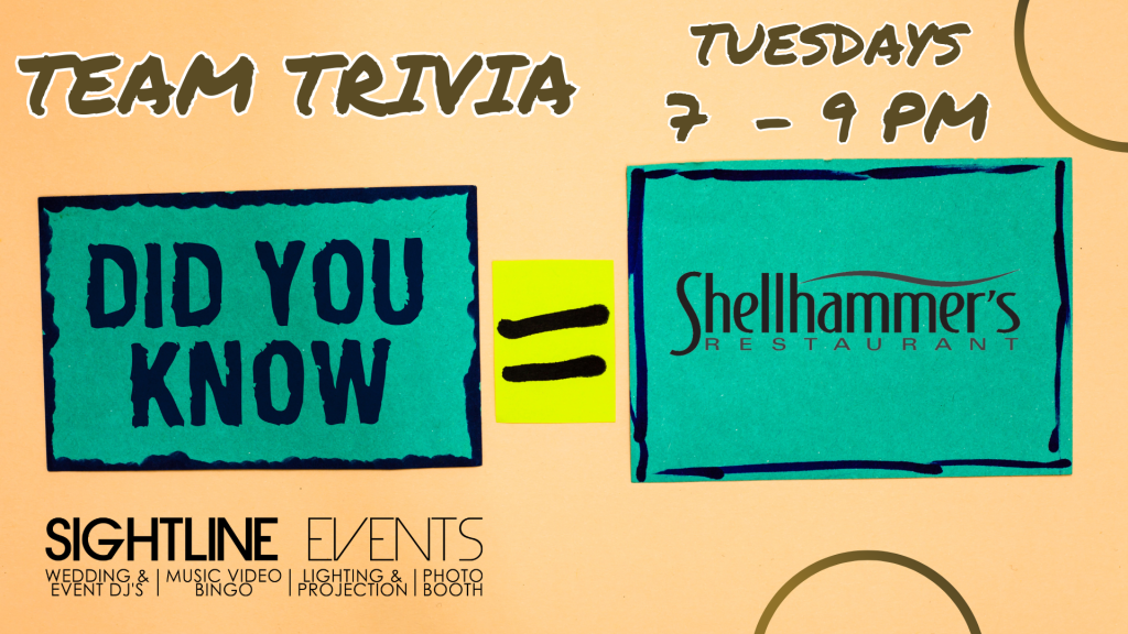 Tuesday Team Trivia Shellhammer's Restaurant @ Shellhammer's Restaurant | Newark | Delaware | United States